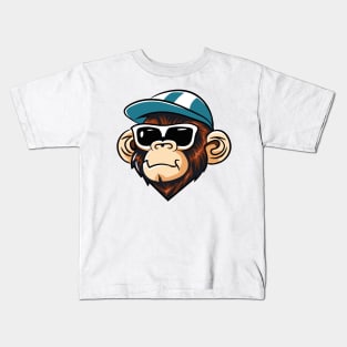 Cool monkey vector comic design Kids T-Shirt